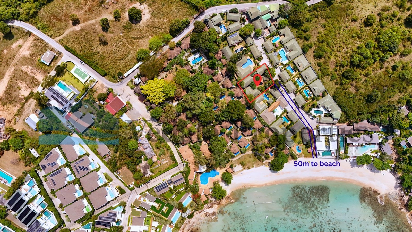 Beachside Pool Villa for Sale – Prime Location in Plailaem